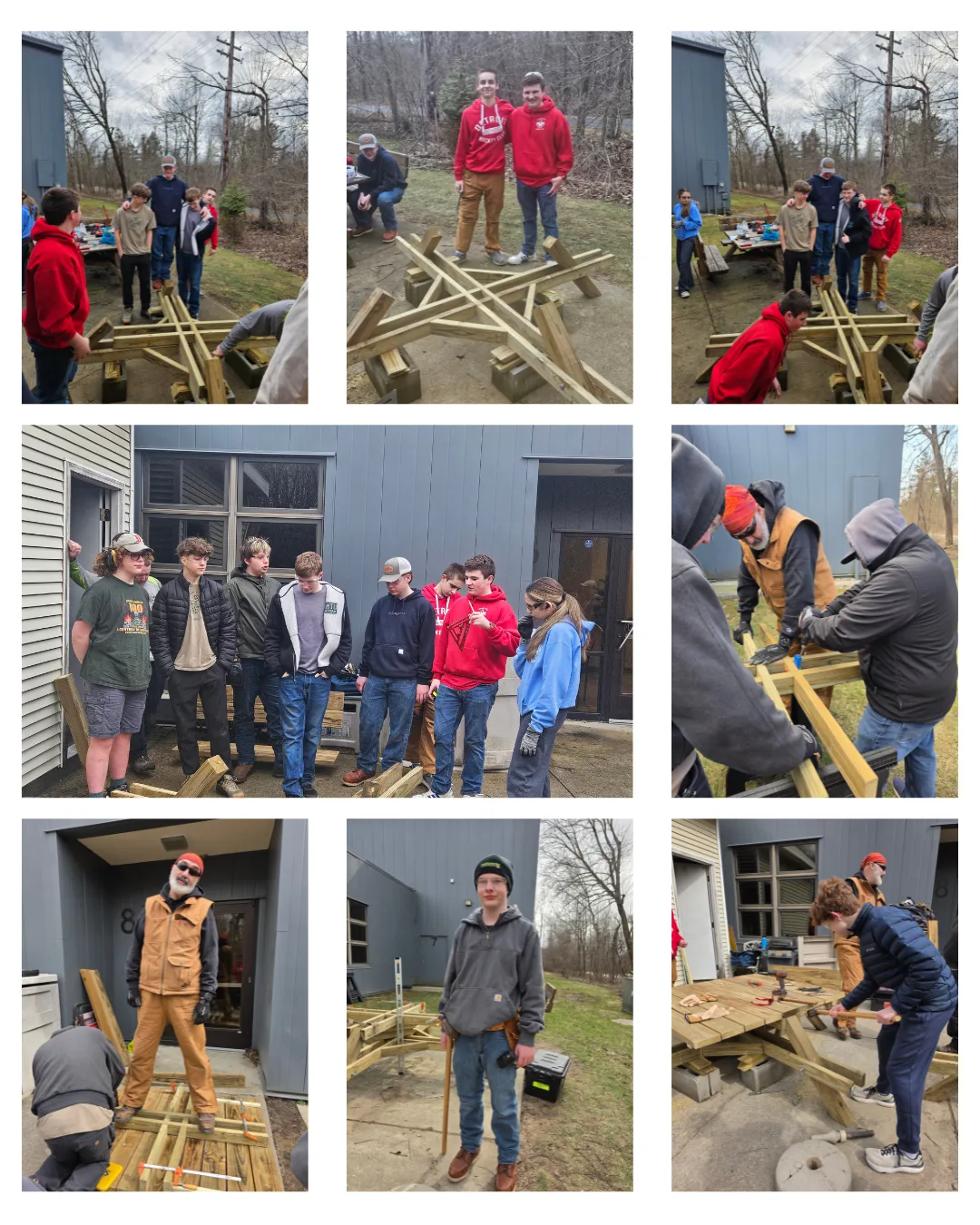 Patio and Picnic table fix for Keystone Church project photo 2
