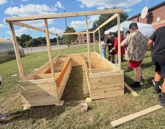 SCHS Raised Garden Beds project photo 2