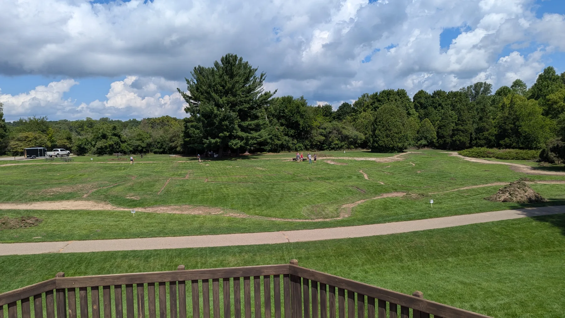 Hager park map restoration. project photo 4