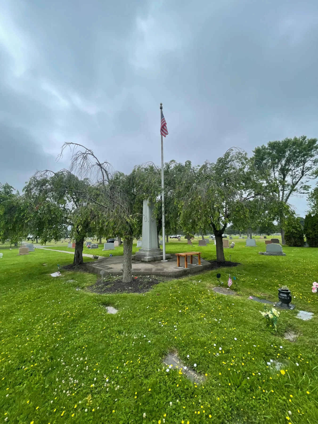 Veterans headstone raising project photo 2