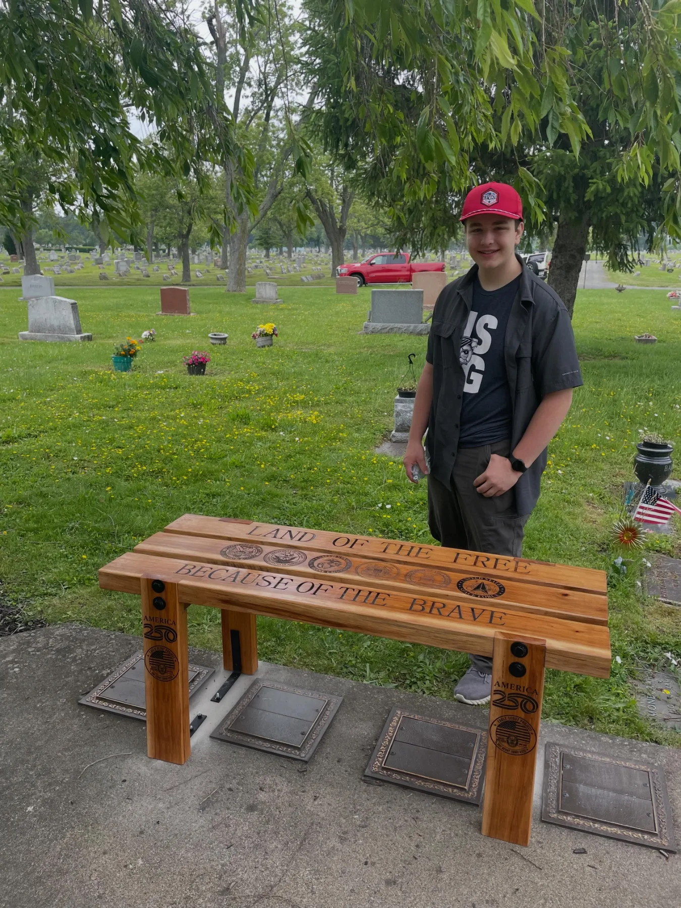 Cover photo for Veterans headstone raising