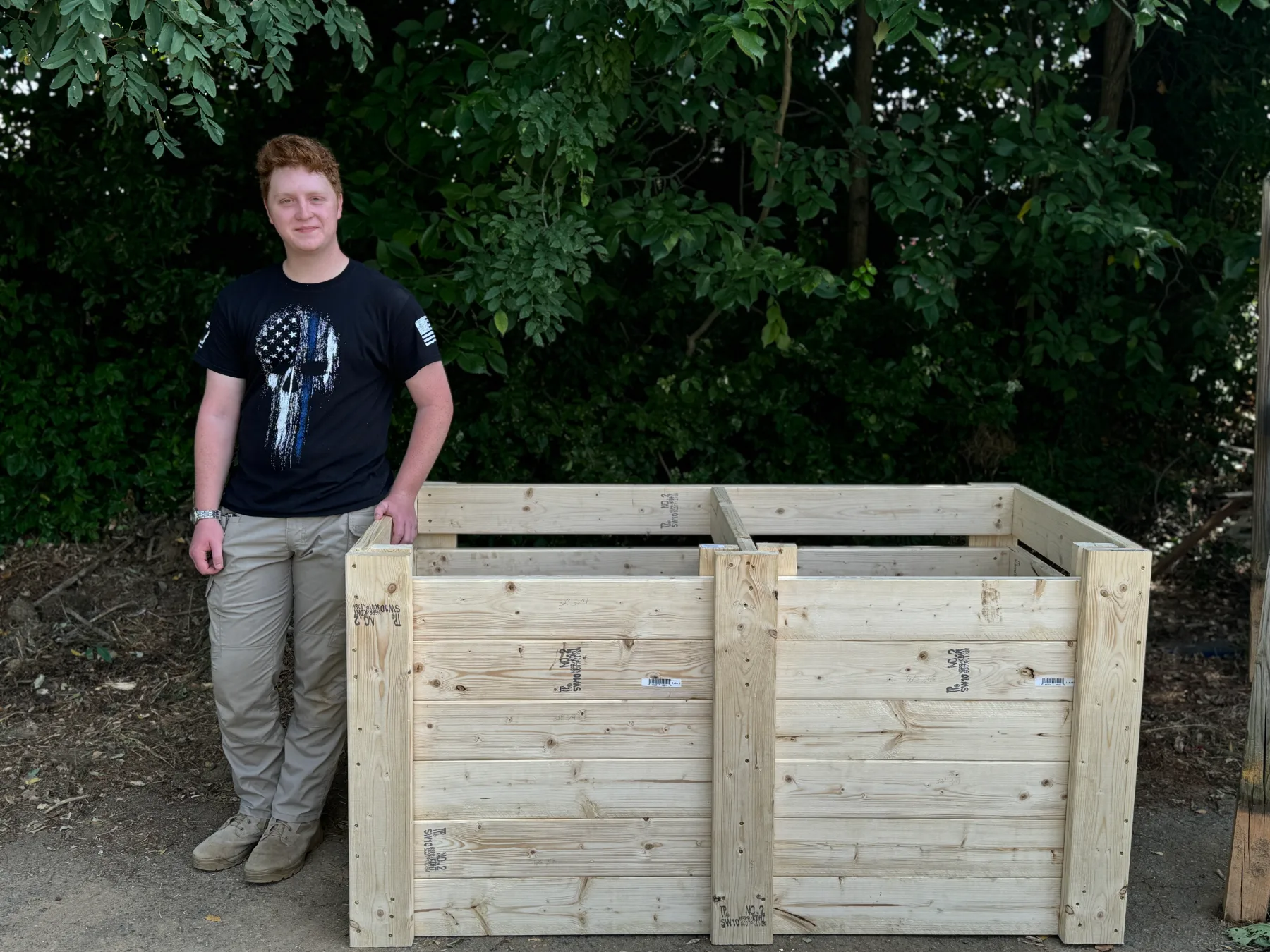 Compost Bin, and compost/brush removal project photo 2