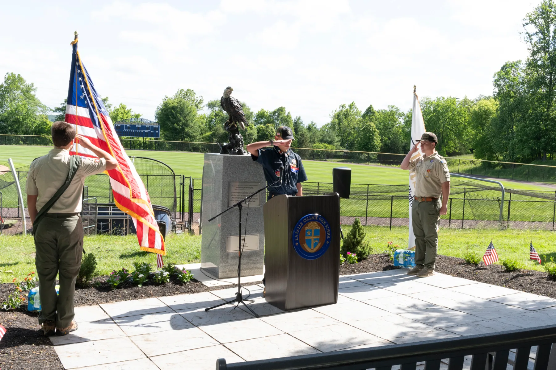 Veterans Memorial Eagle Scout Project project photo 2