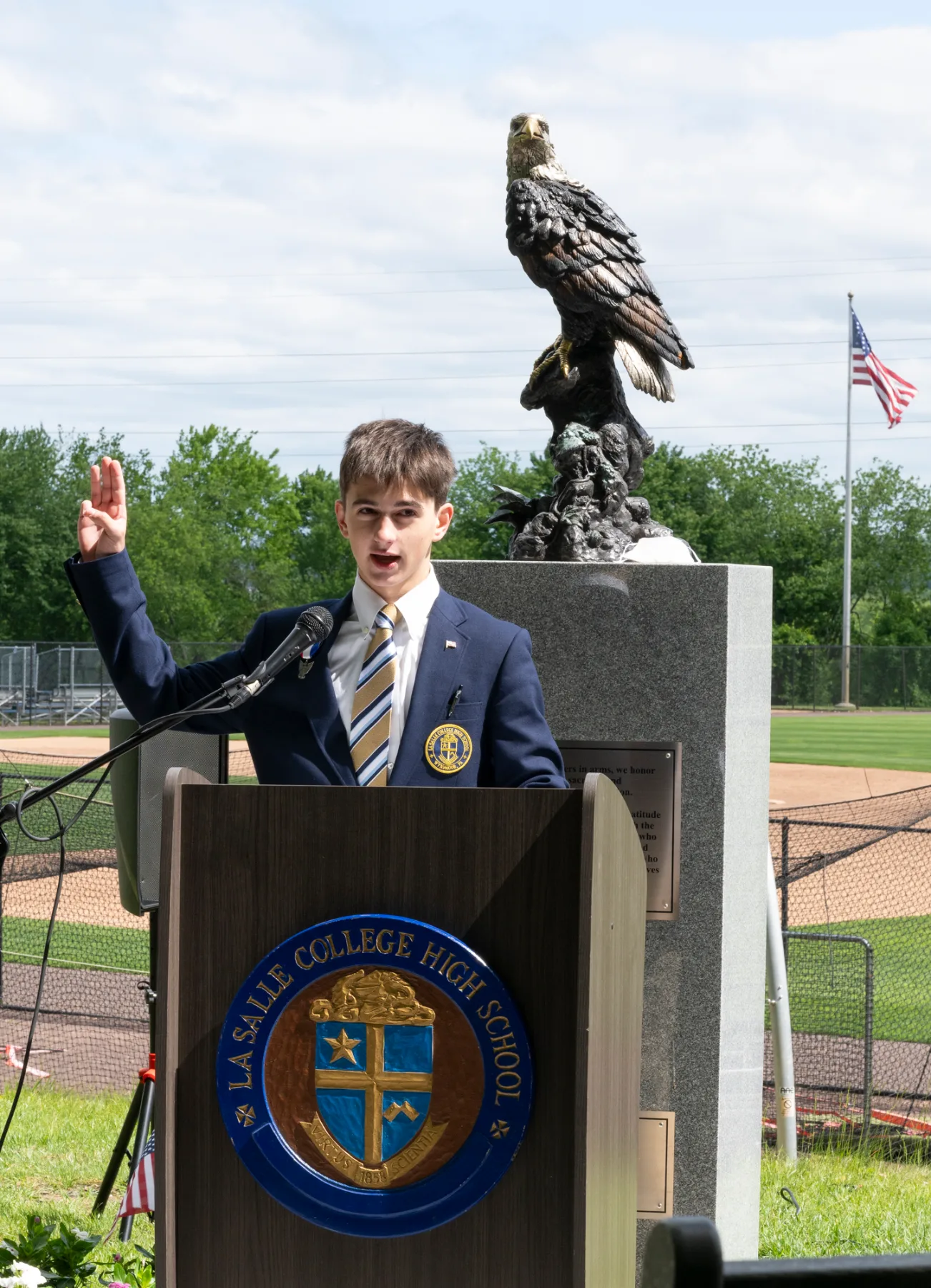 Veterans Memorial Eagle Scout Project project photo 3