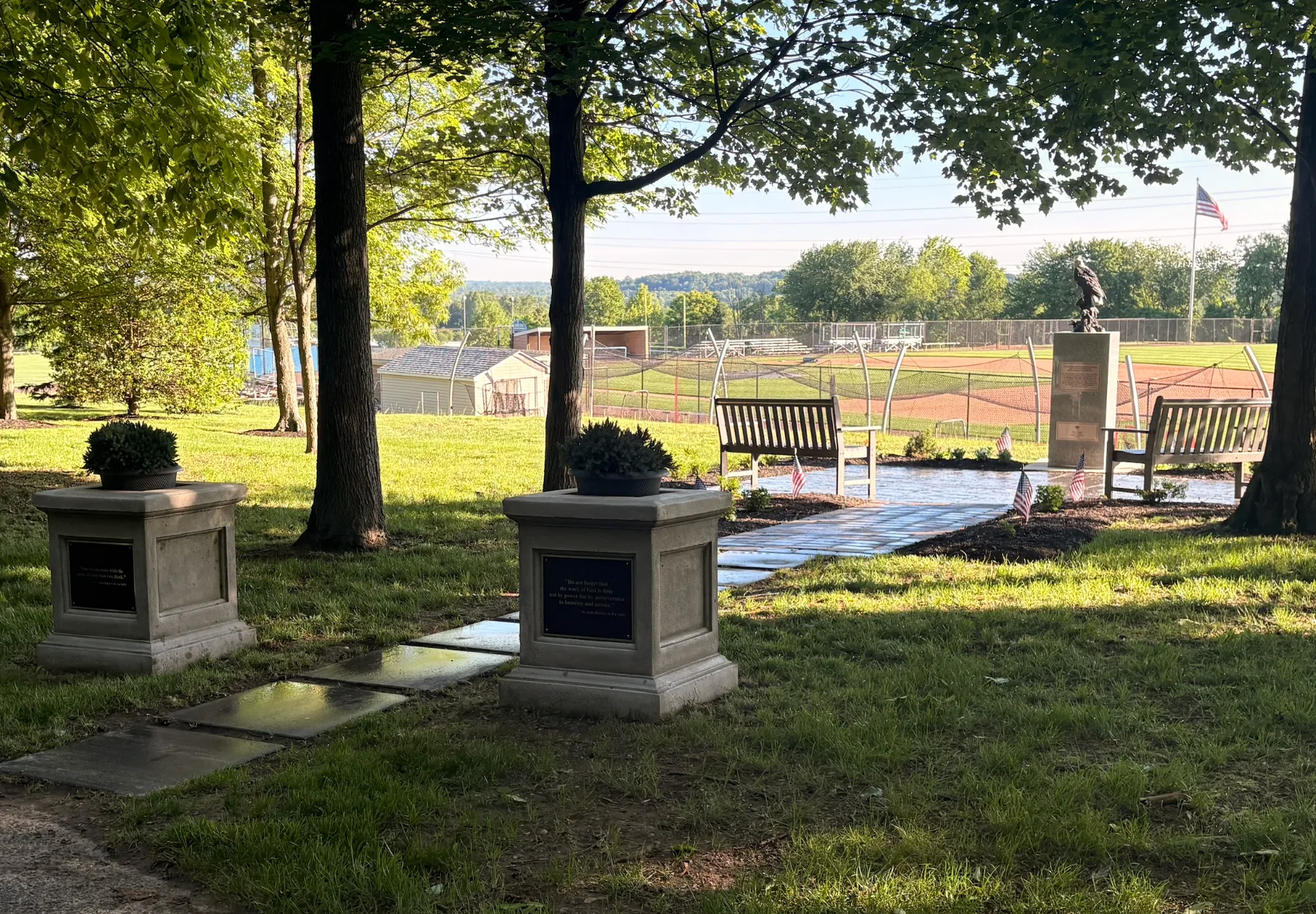 Veterans Memorial Eagle Scout Project project photo 5